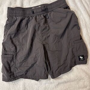 Men's Gray Cargo Shorts